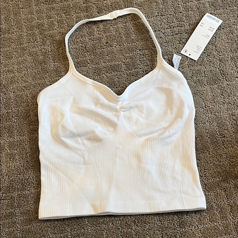 Urban Outfitters White halter top size XS/S